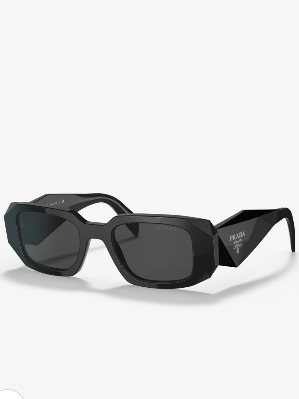 Prada PR17WS Sunglasses - Frame Black, Lenses Grey